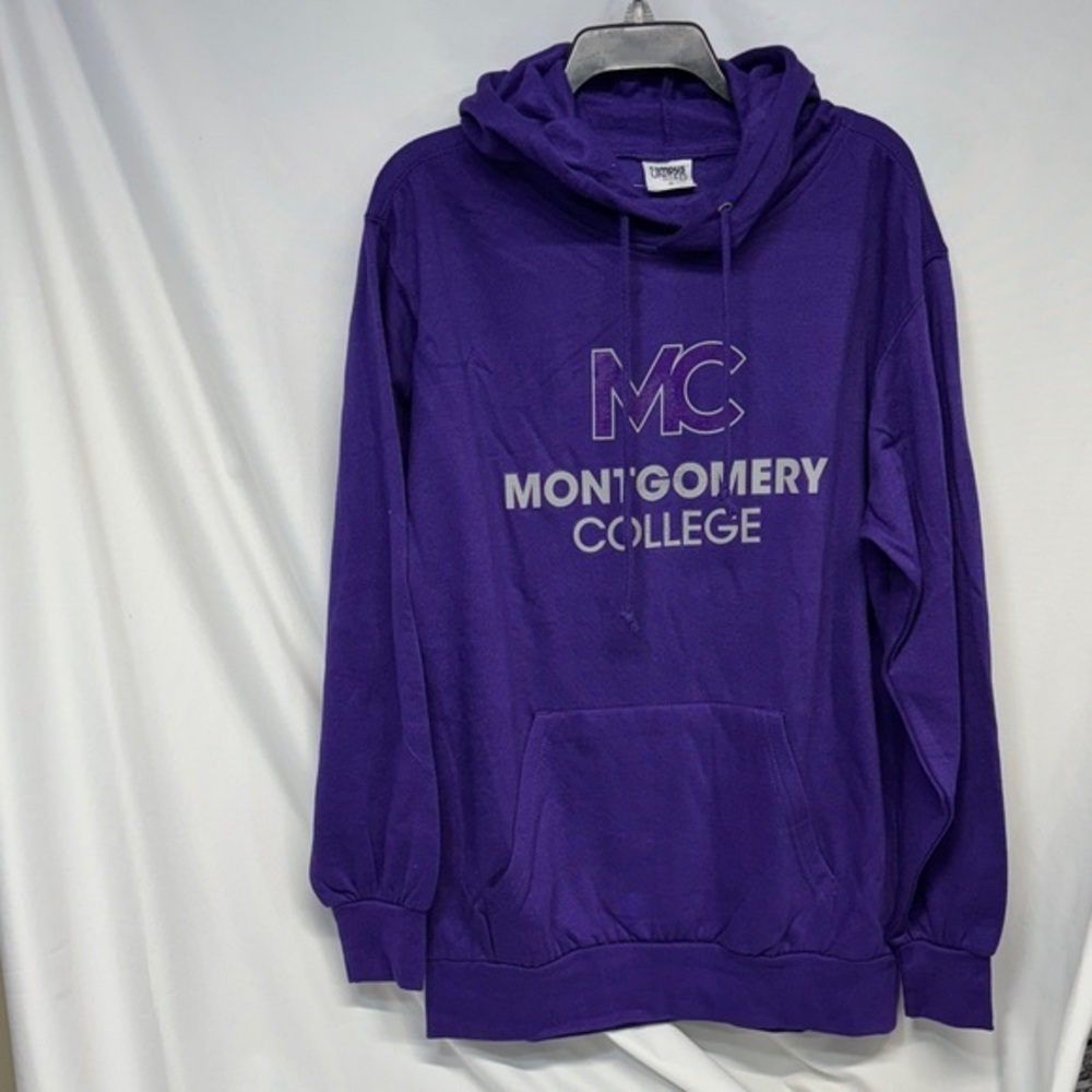 Campus United MV Sport Purple Montgomery College Hoodie with pocket sweatshirt